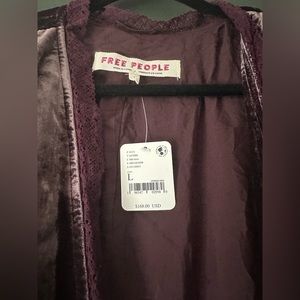 Free people velvet jacket